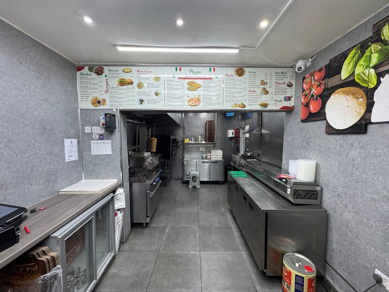 image for Takeaway Fast Food Shop Business For Sale - Prime Location - Cheap Rent - Free Parking