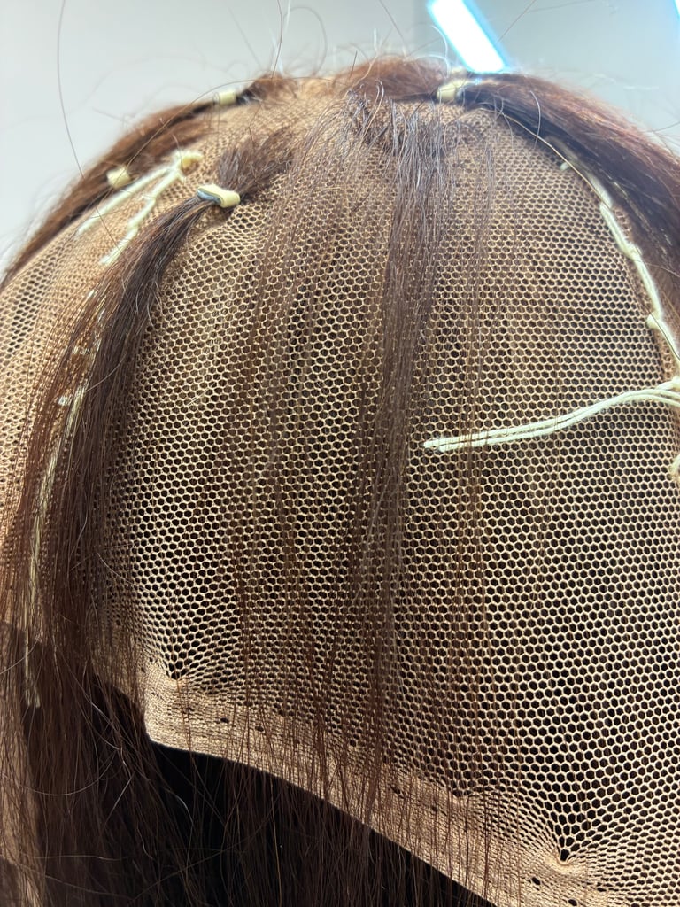 Luxury human hair wefts and systems 