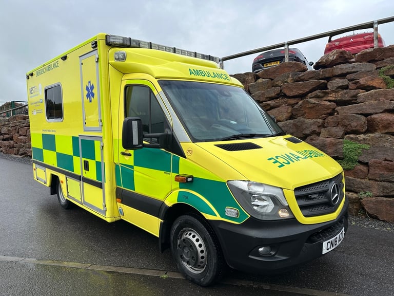 2018 Mercedes-Benz Sprinter BOX AMBULANCE ONE OWNER IDEAL CAMPER ? FULL HISTORY READY FOR WORK  N...