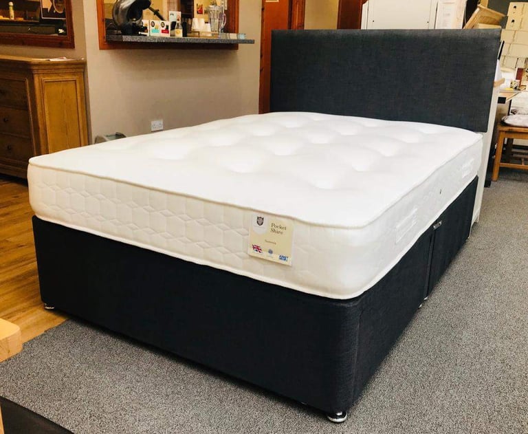 image for ]] Divan Bed - Small Double Divan Bed with mattress | Same Day Delivery ]]