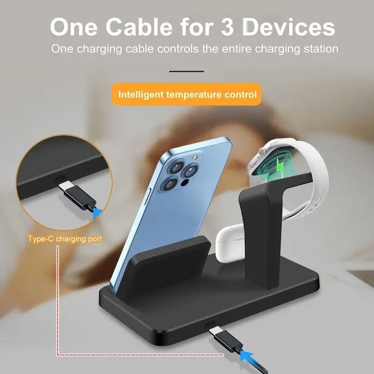 3 in one charging dock for iphone