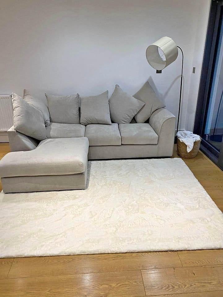 image for 100% SAME DAY DELIVERY - DYLAN 4 SEATER L-SHAPE CORNER SOFA Brand New + Free Delivery **