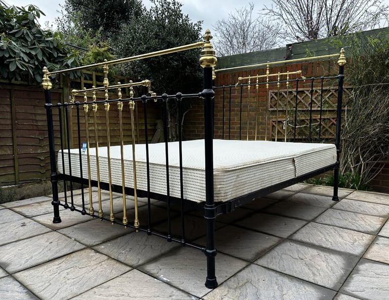 Brass bed king for Sale, Beds & Bedroom Furniture