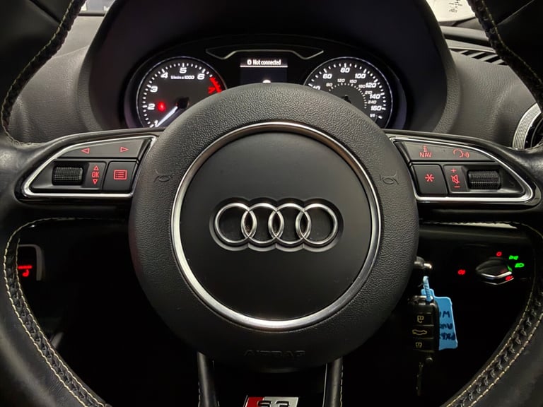 2015 65 AUDI S3 2.0 TFSI QUATTRO NAV 300BHP 4WD 3 DOOR HATCHBACK WHITE EURO 6