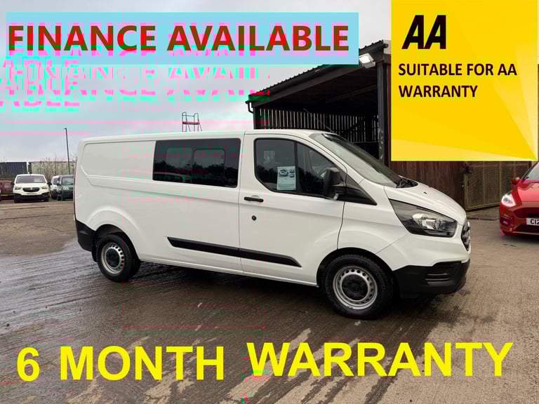 image for 2019 Ford Transit Custom 2.0 TDCi 130ps Low Roof D/Cab Van PANEL VAN Diesel Manual