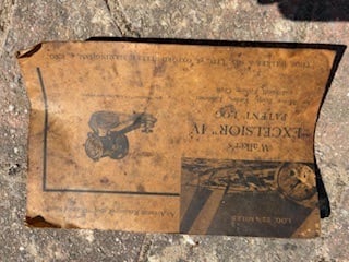 SHIPS LOG Excelsior IV Patent Log