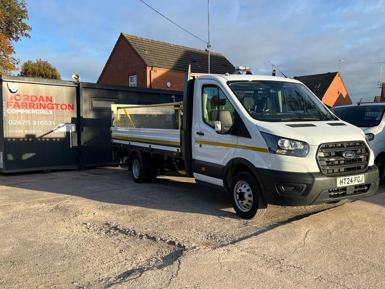 image for 2024 FORD TRANSIT 2.0 TRAFFIC MANAGEMENT SPEC DROPSIDE WITH TAIL LIFT *AIR-CON*