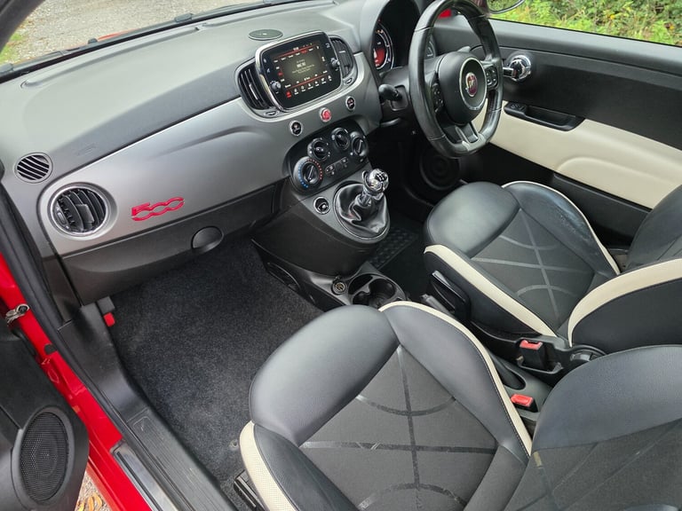 2016 Fiat 500 1.2 S Hatchback 3dr Petrol Manual Euro 6 (s/s) (69 bhp) Petrol