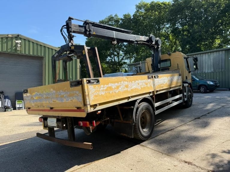 Daf LF55.220 Dropside Remote Hiab Block Crane 4x2 6 Speed Manual 