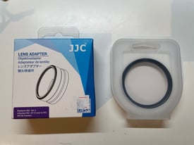 JJC Ricoh GRIIIX GT-2 Lens Adaptor & 49mm UV Filter Ultra Slim