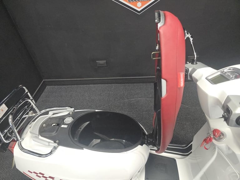 2021 Lambretta V200 Special in white , great looking scooter.