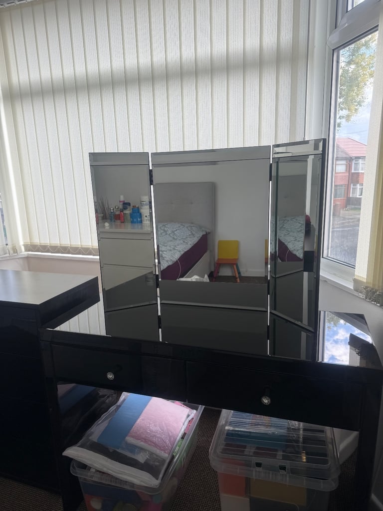 image for Dressing table and mirror. 