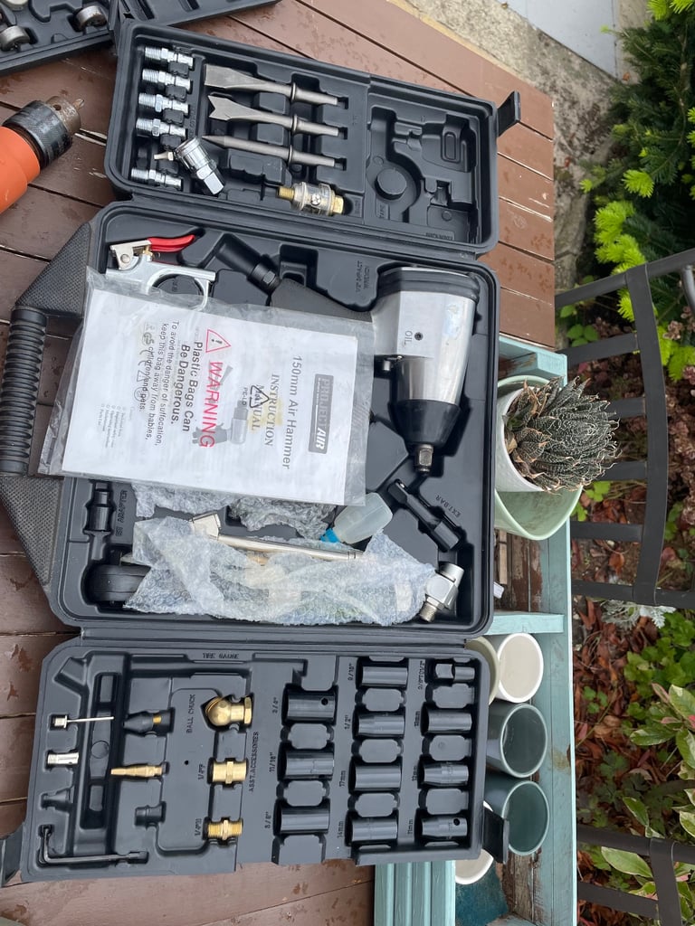 Projectair 150mm air hammer set