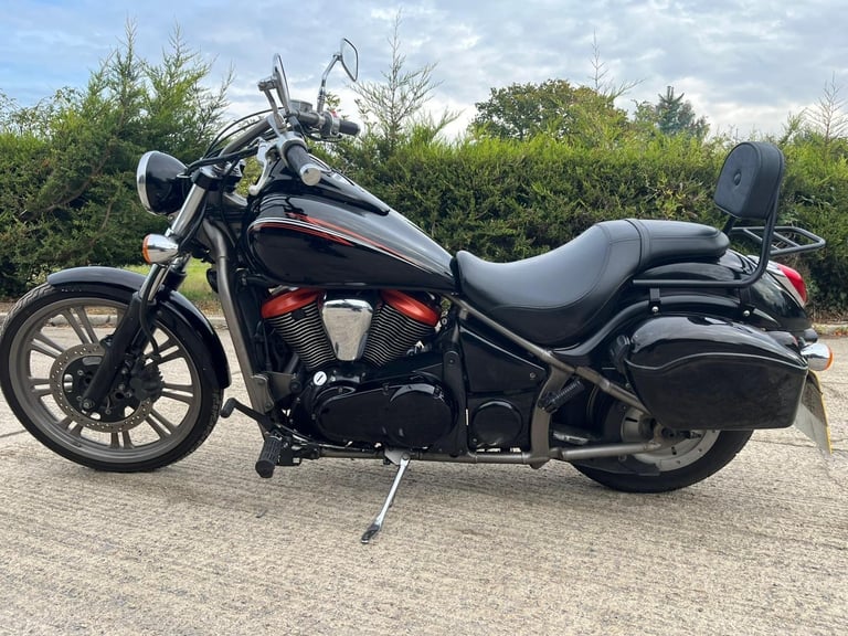 2012 12 KAWASAKI VN 900 C9f A CUSTOM CRUISER VN900 CU VANCE  HINES PANNIERS