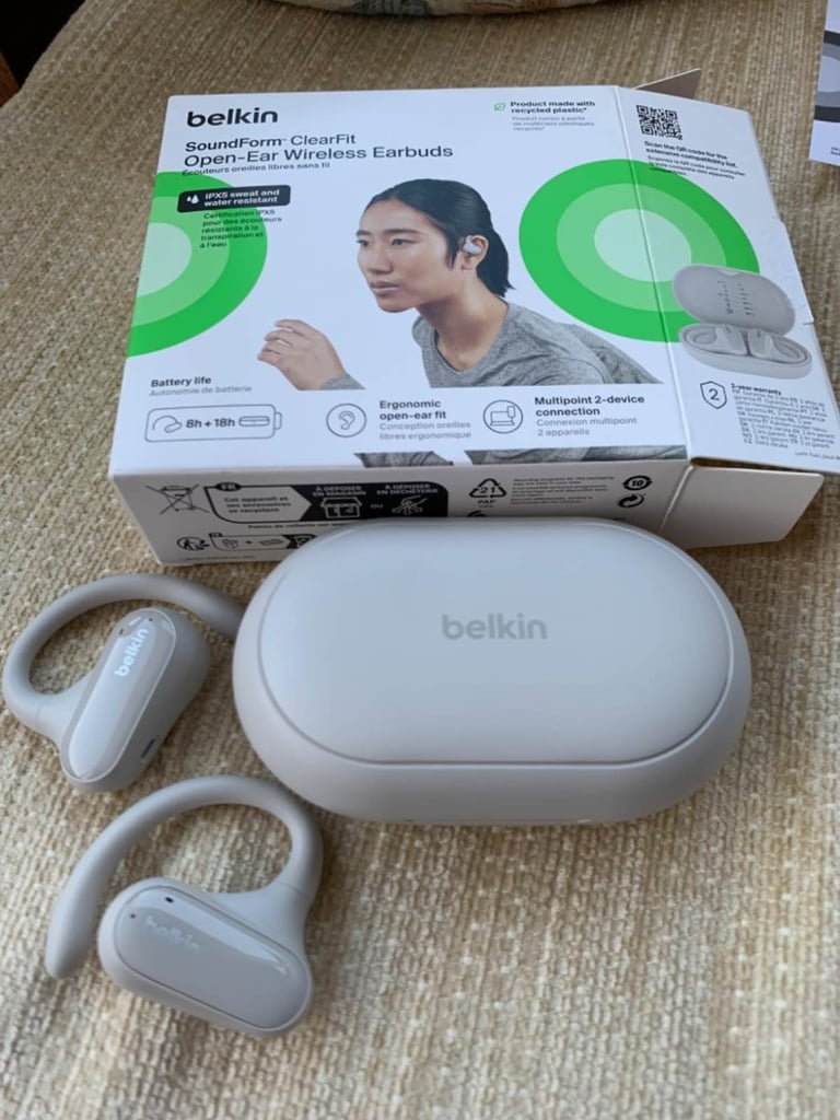 Belkin SoundForm ClearFit Open-Ear Headphones
