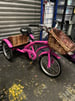 Beautiful pink tricycle 14”