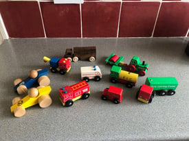 Wooden Group of Vehicles