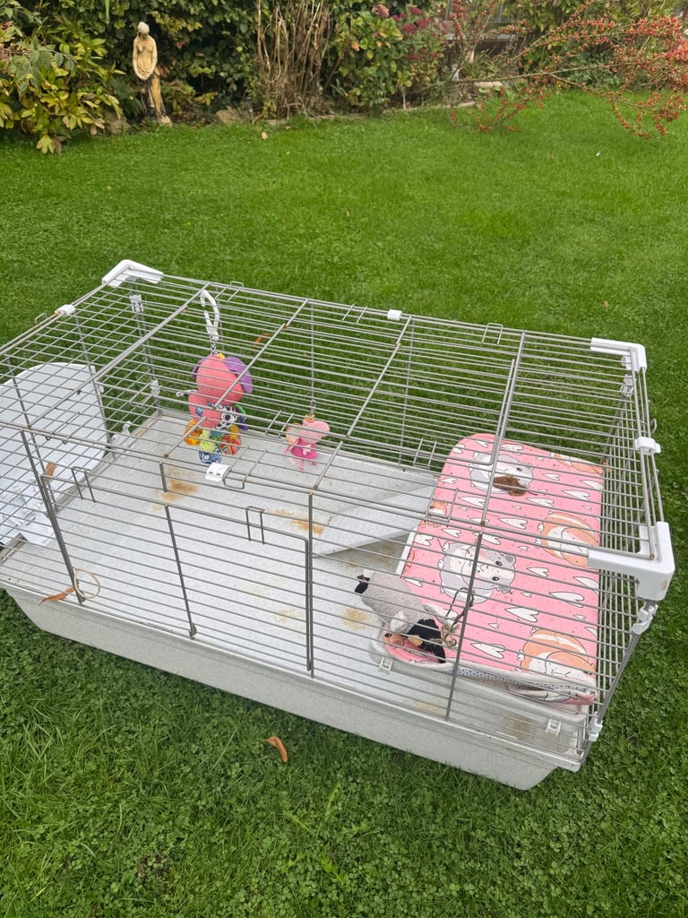 image for Guinea pig hutch, small animal cage, 