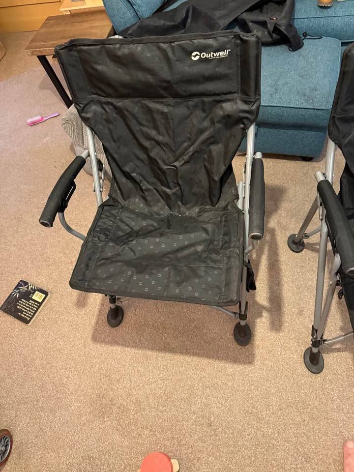 2x Outwell Campo Camping Chairs