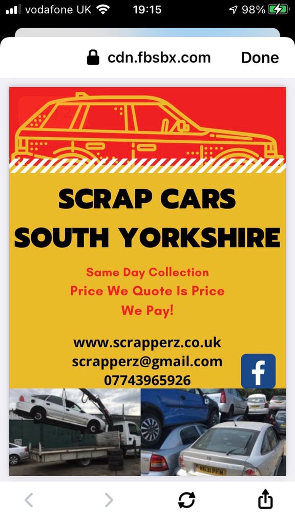 SCRAP VEHICLES WANTED - CARS VANS 4x4 ANYTHING CONSIDERED- HIAB