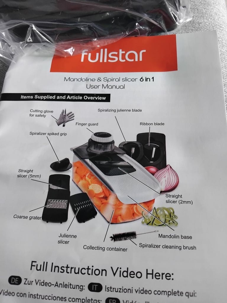 image for Fullstar mandolin, slicer spiraller