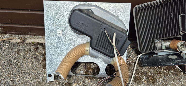 CARVER 3600STC FANMASTER AUTO gas and electric heater for camper caravan motorhome.