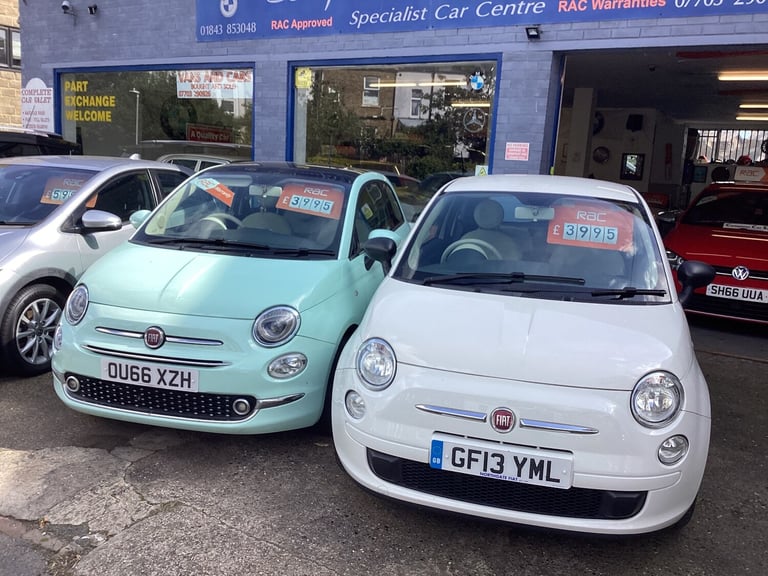 2016 Fiat 500 1.2 Lounge 3dr HATCHBACK Petrol Manual