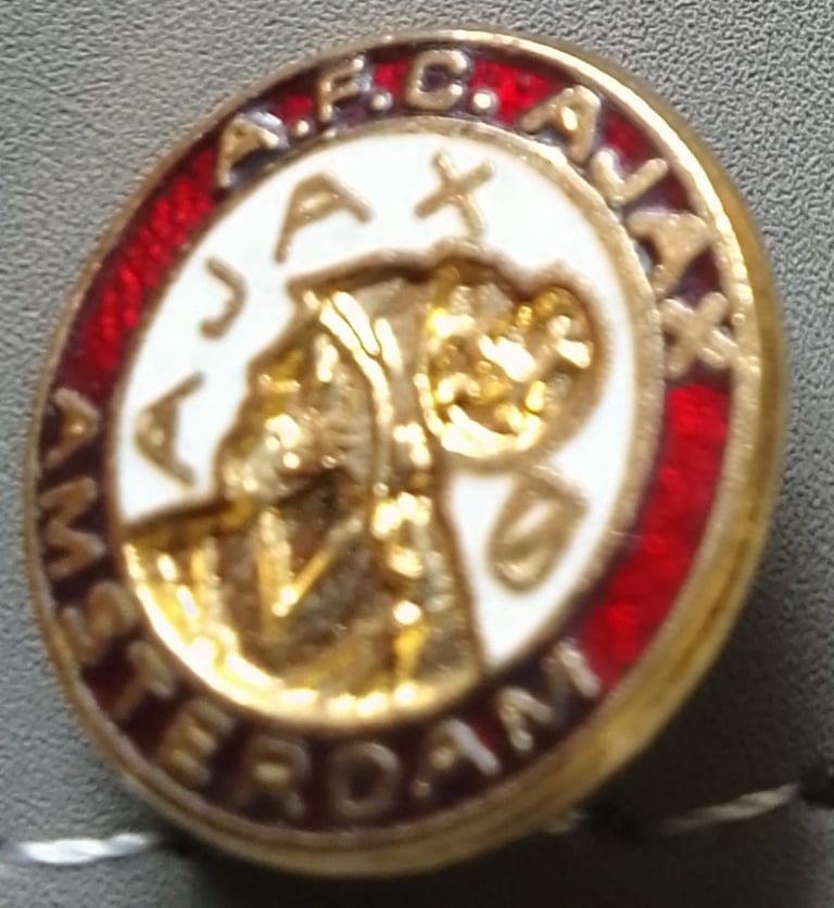 Football vintage collectable metal badge  Ajax Amsterdam team 