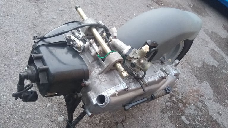 PGO, T-REX moped scooter, 50cc, 2000, complete motor/gearbox/wheel. Fully working.
