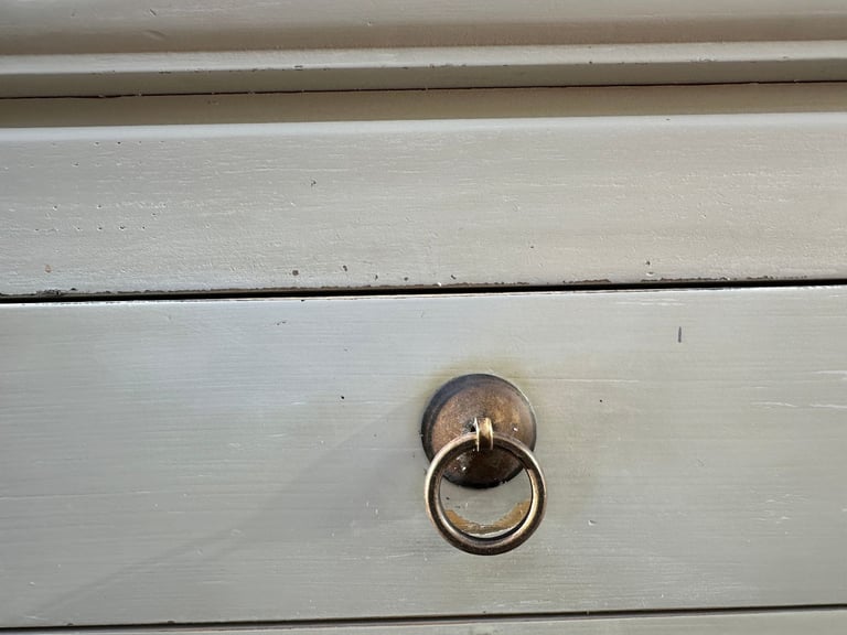 Lombok MANDARA Solid Wood 3 Draw Console / Hallway Table – Good Condition, RRP £515