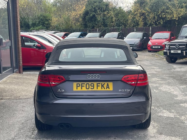2009 Audi A3 Cabriolet 2.0 TDI Sport Euro 4 2dr CONVERTIBLE Diesel Manual