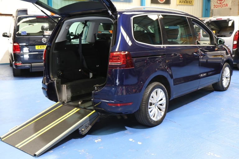 2018 Volkswagen Sharan Brotherwood Auto Wheelchair Accessible Vehicle 4 seats winch wav Automatic...