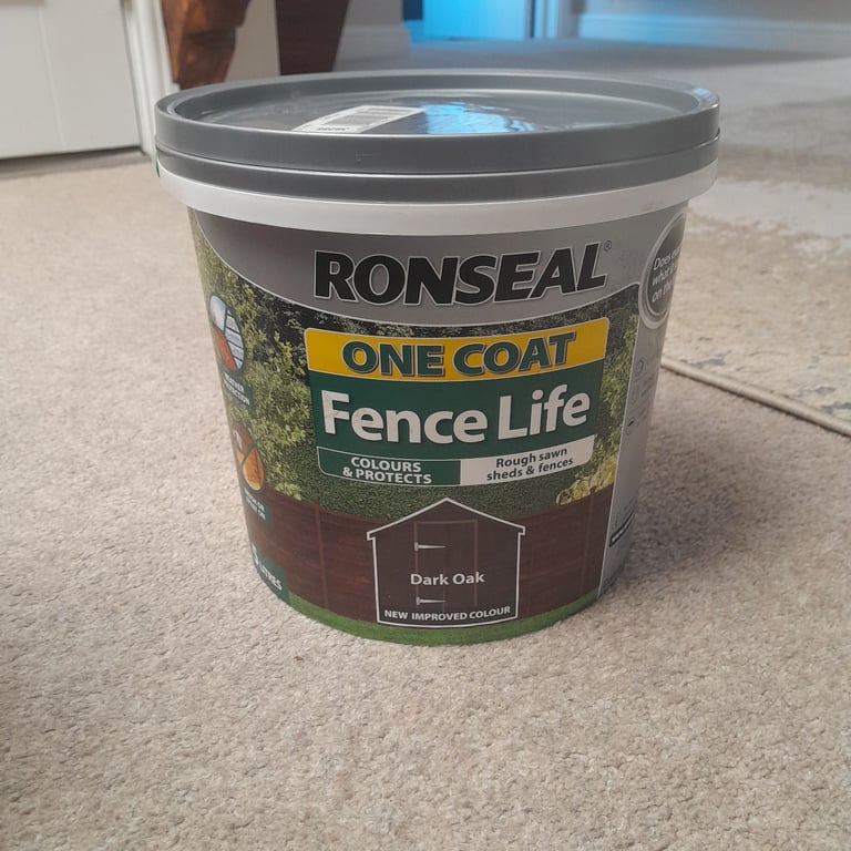 image for Ronseal One Coat Fence Life Dark Oak