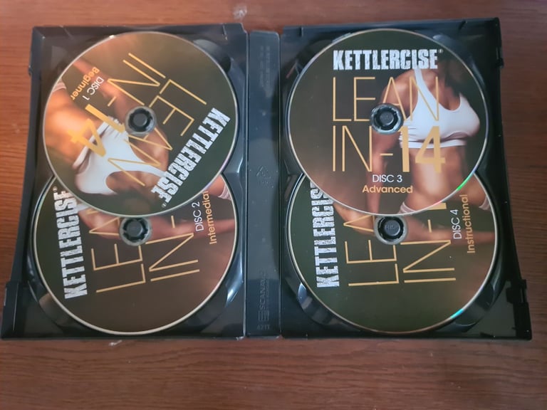 Kettlercise kettlebell 4 dvd set