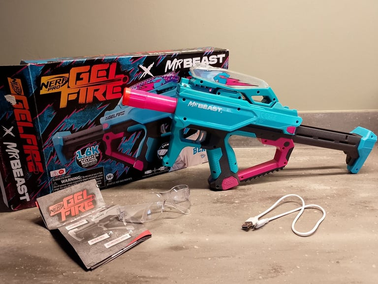 Nerf gelfire Mr Beast 