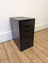 IKEA ALEX Office Drawers Black - Great Condition