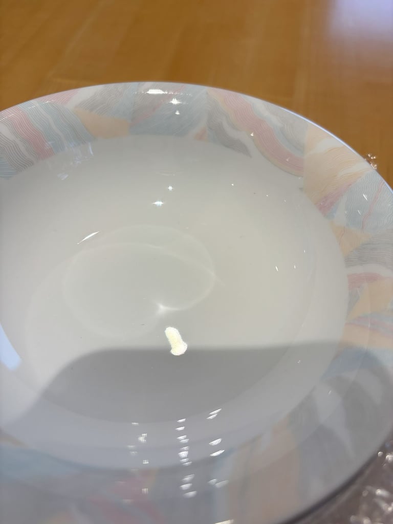 Wedgwood Bone China - rare 1980s Pastel modern abstract design, 58pcs dinner