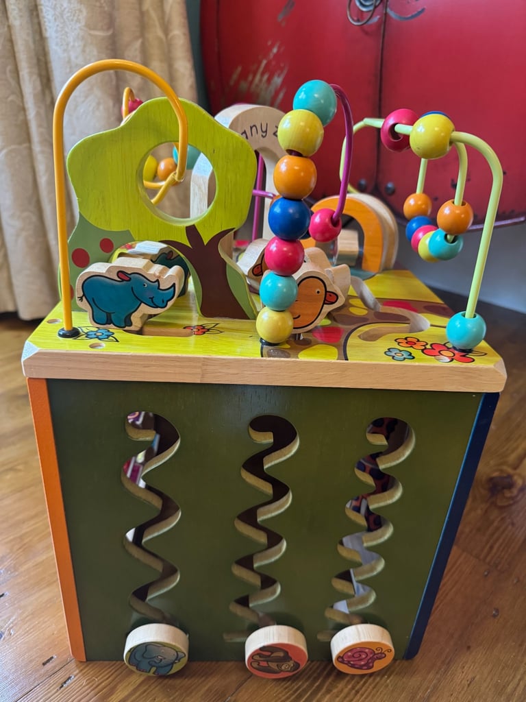 Zany Zoo Wooden Activity Cube Assortment