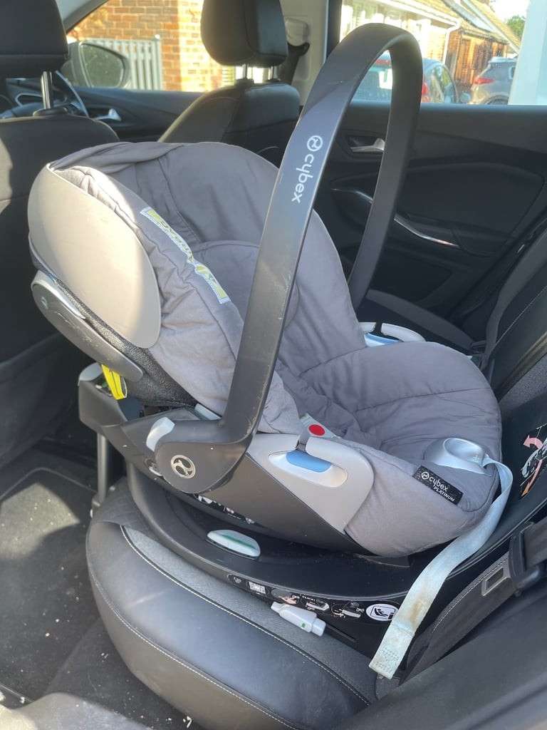 *Spin seat & base* Cybex Cloud Z baby carrier infant car seat with isofix Z base & pram adaptors  