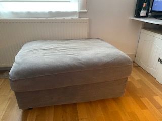 Ikea gronlid footstool/ottoman with storage