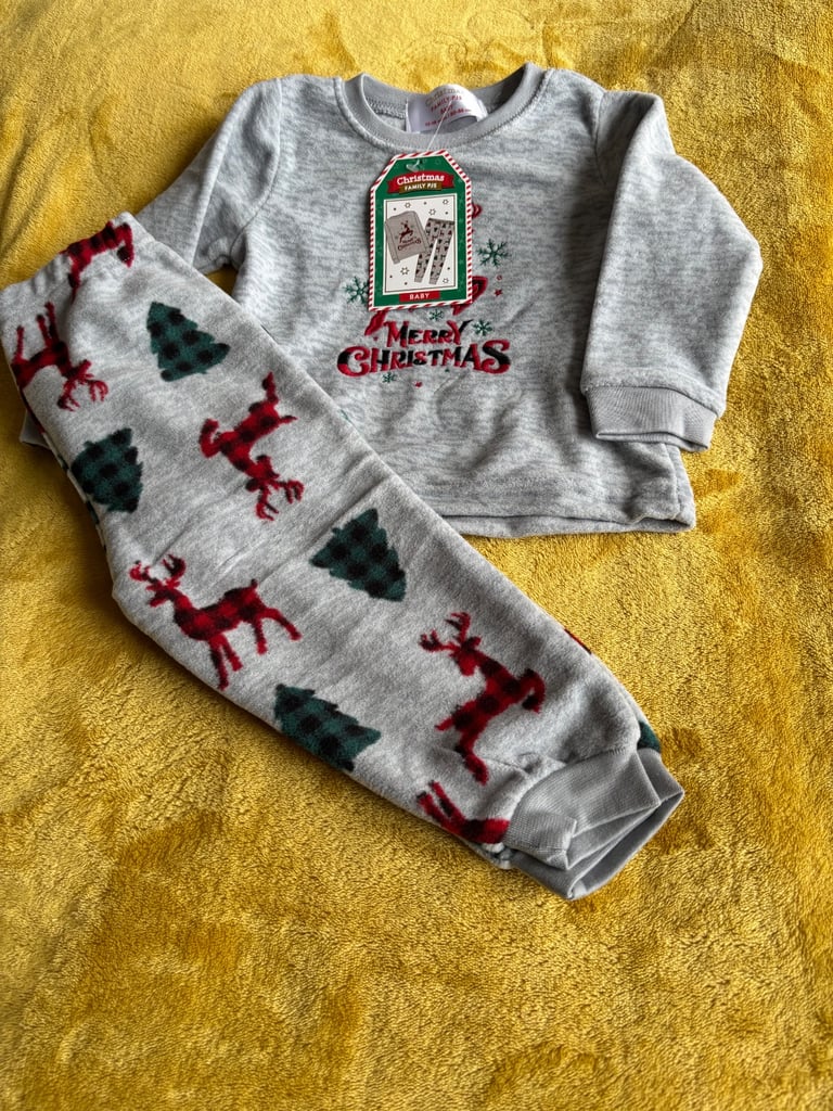 image for BRAND NEW BABY CHRISTMAS PYJAMAS