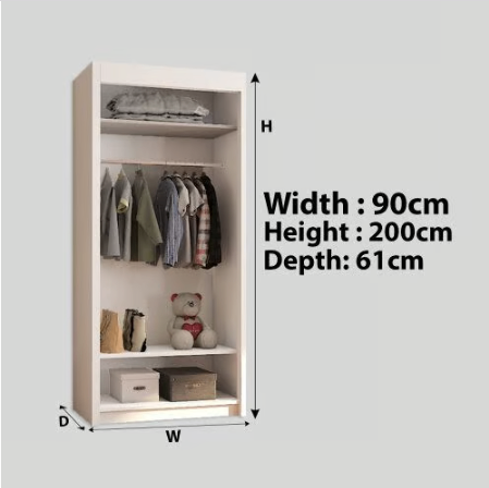 Brand New - Chicago Mirror Sliding Door Wardrobe - Walnut - SAME/NEXT DAY DELIVERY