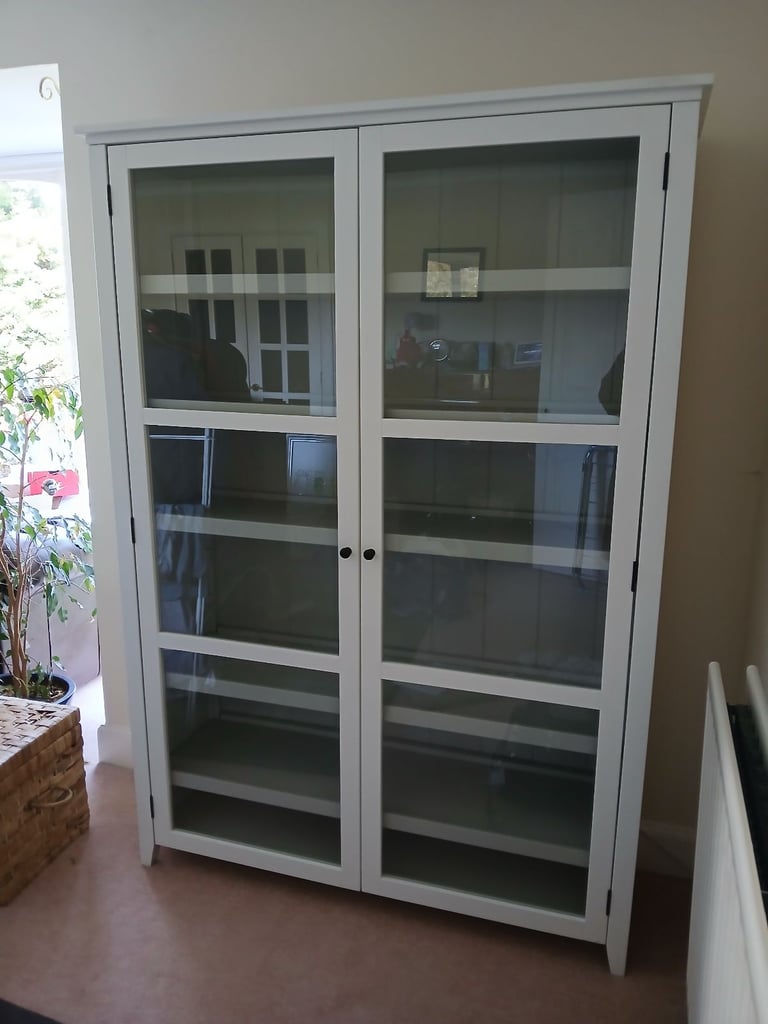 The White Company glass display cabinet