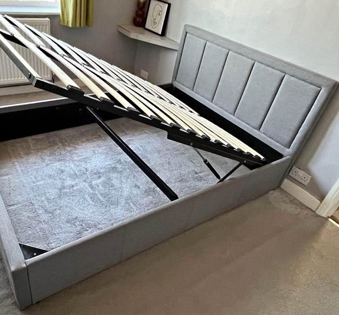 Double Yate Ottoman Fabric Storage Bed | in Haringey, London | Gumtree