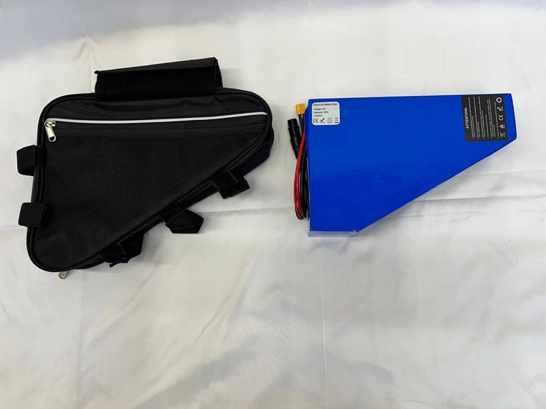 48v 23ah Triangle Li-ion Ebike Battery Electric Bike with 3a charger Soft case