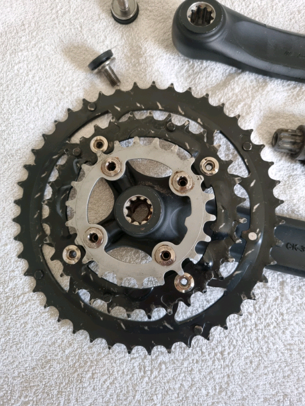 Bike Bicycle Crankset Chainring x3 speed Fsa Dyna Drive 