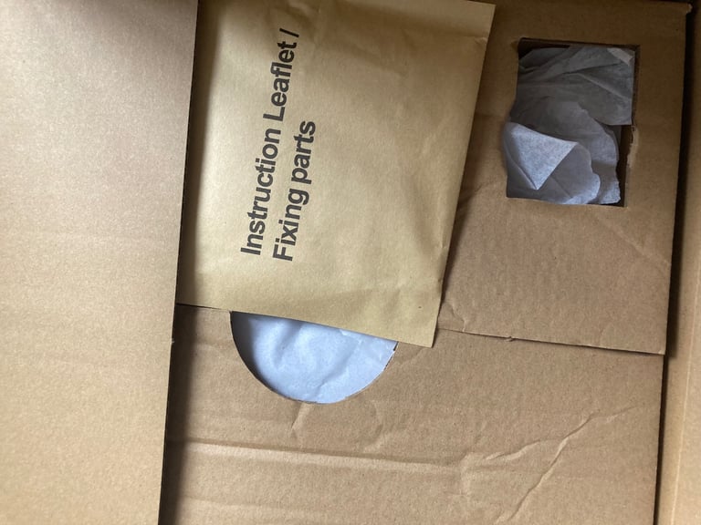 New in box Habitat glass pendent lights 