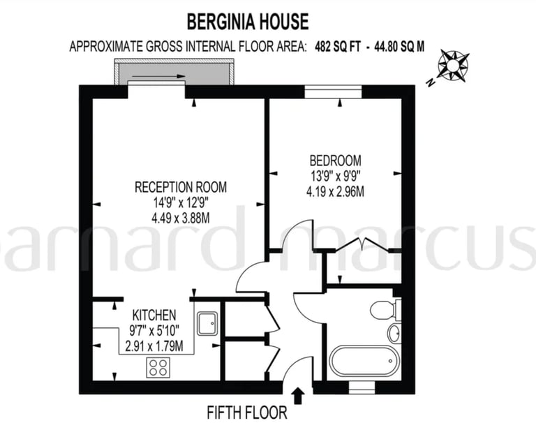 Modern 1-Bedroom Flat | Furnished | Lift Access | Parking | Bergenia House, Feltham - TW13