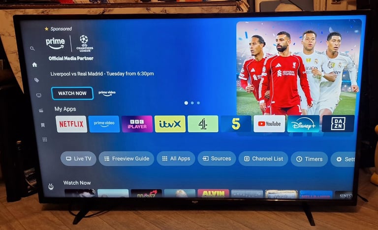 image for Smart TV five tv 50 inch GOOD WORKING 