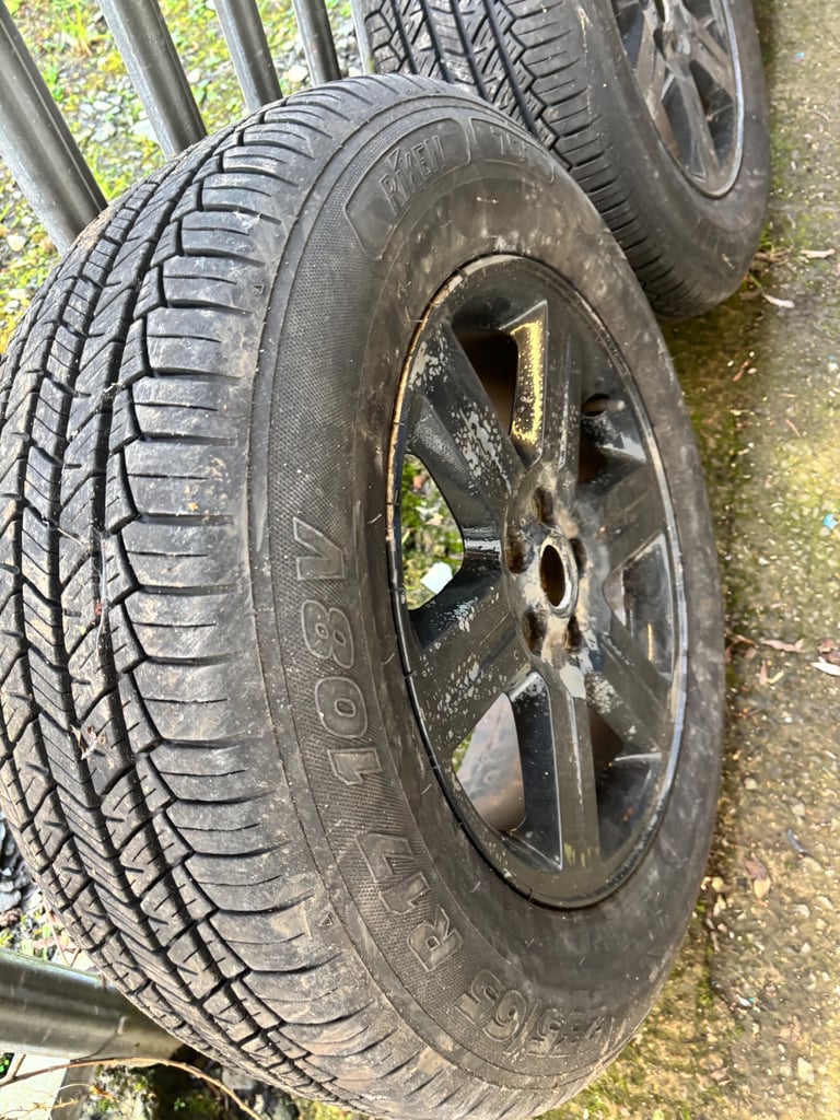 17” tyres with alloys 